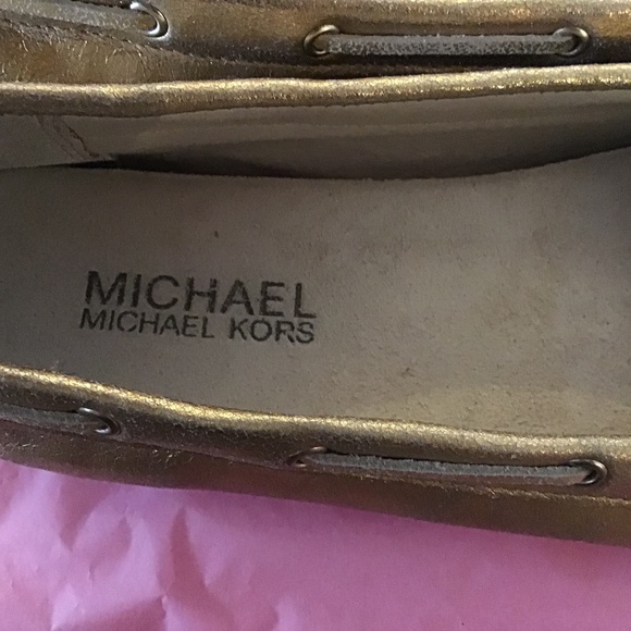 Michael Kors Gold Tassled Loafers Womens Size 7 M - Picture 5 of 8